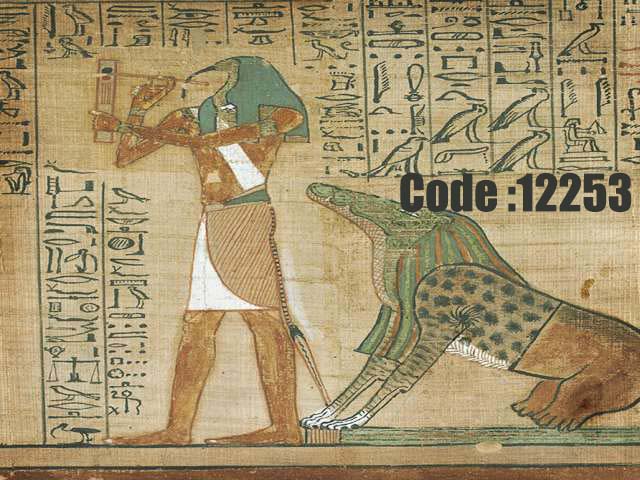 پوستر دیواری طرح افسانه نیل و خدایان مصر