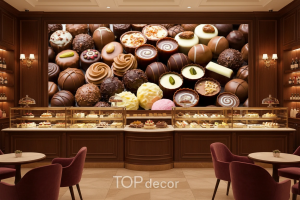پوستر دیواری طرح وسوسه‌ی شکلات