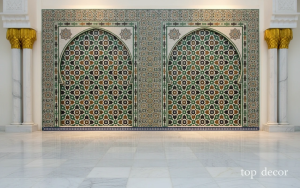 پوستر دیواری طرح دو قوس اسلامی
