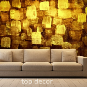 پوستر دیواری طرح طلایی درخشان