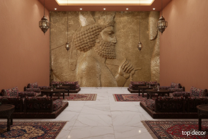 پوستر دیواری طرح نقش برجسته پارسی