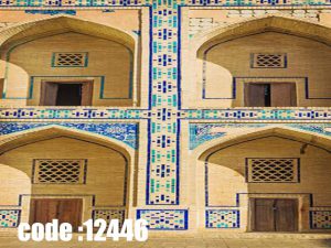 پوستر دیواری طرح چهار ایوان فیروزه‌ای