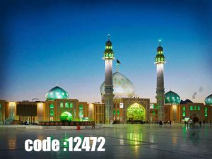 پوستر دیواری طرح گنبدهای فیروزه‌ای شب ایران