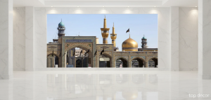 پوستر دیواری طرح طلوع حرم رضوی