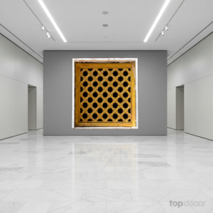 پوستر دیواری طرح پنجره مشبک ستاره‌ای