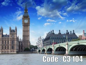 پوستر دیواری طرح شهر لندن