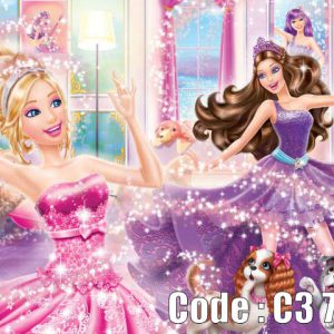 پوستر دیواری طرح باربی و دوستان