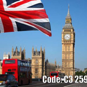 پوستر دیواری سه بعدی طرح شهر لندن