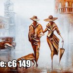 پوستر دیواری هنری زوج کلاسیک | تلفیق عشق، هنر و اصالت در دکوراسیون