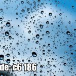 پوستر دیواری طرح قطرات باران روی شیشه | حس طراوت و آرامش مدرن