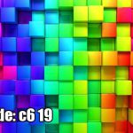 پوستر دیواری سه‌بعدی مکعب‌های رنگی | انفجار رنگ و عمق مدرن