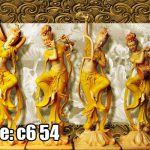 پوستر دیواری مجسمه‌های طلایی هنری | جلوه باشکوه و سبک سلطنتی