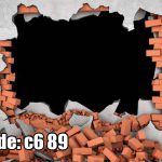 پوستر دیواری سه‌بعدی دیوار شکسته آجری