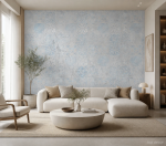 پوستر دیواری طرح کاشی سنتی پتینه مدل Blue Tile Vintage - تصویر 2