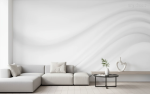پوستر دیواری مینیمال طرح موج سفید (White Wave Minimal) - تصویر 2