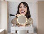پوستر دیواری پرتره هنری زیبایی | طرح فشن و میکاپ مدرن لوکس - تصویر 2