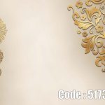 پوستر دیواری اسلیمی طلایی