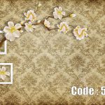 پوستر دیواری داماسک سه بعدی