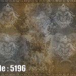پوستر دیواری داماسک پتینه تیره