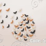 پوستر دیواری پروانه های سه بعدی