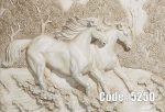 پوستر دیواری اسب سه بعدی برجسته