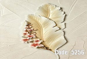 پوستر دیواری برگ و گل سه بعدی