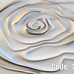 پوستر دیواری گل رز سه بعدی