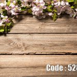 پوستر دیواری طرح چوب طبیعی و شکوفه