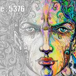 پوستر دیواری طرح چهره مدرن