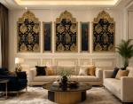 پوستر دیواری سلطنتی داماسک