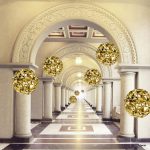 پوستر دیواری سه بعدی راهروی کلاسیک