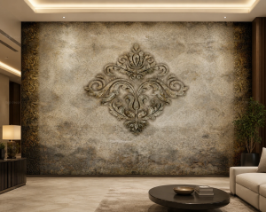پوستر دیواری داماسک کلاسیک