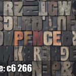 پوستر دیواری تایپوگرافی صنعتی | حروف برجسته کلاسیک
