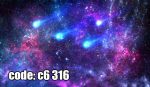پوستر دیواری سه‌بعدی کهکشانی شب‌تاب | طرح فضایی درخشان و خاص