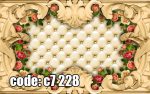 پوستر دیواری سه‌بعدی قاب کلاسیک گل رز لمسه‌ای