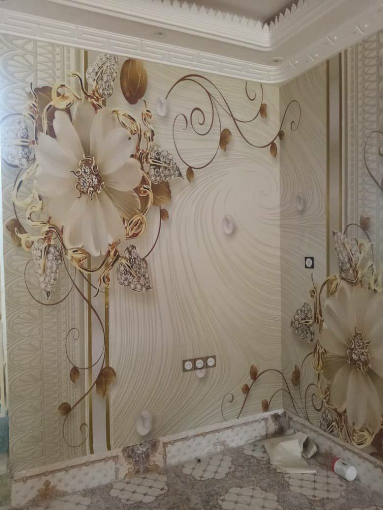 سه بعدی طرح گل سوسن مصنوعی