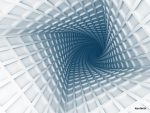 پوستر دیواری سه بعدی تونل هندسی