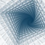 پوستر دیواری سه بعدی تونل هندسی