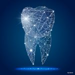 پوستر دیواری دندان دیجیتال
