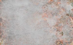 پوستر دیواری پتینه روشن با نقش هندسی هنری