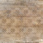 پوستر دیواری پتینه چوبی داماسک