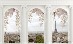 پوستر دیواری طاق رومی با منظره پاریس