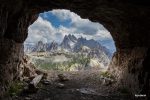 پوستر دیواری سه‌بعدی غار و کوهستان