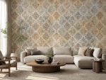 پوستر دیواری داماسک کلاسیک