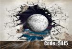پوستر دیواری سه‌بعدی ماه