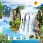 پوستر دیواری آبشار طبیعت