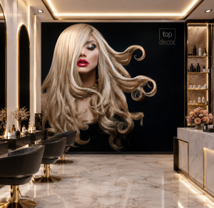 پوستر دیواری موی بلوند