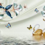 پوستر دیواری طرح قو