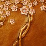 پوستر دیواری طرح درخت طلایی