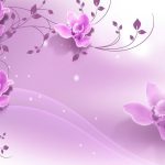 پوستر دیواری ارکیده بنفش